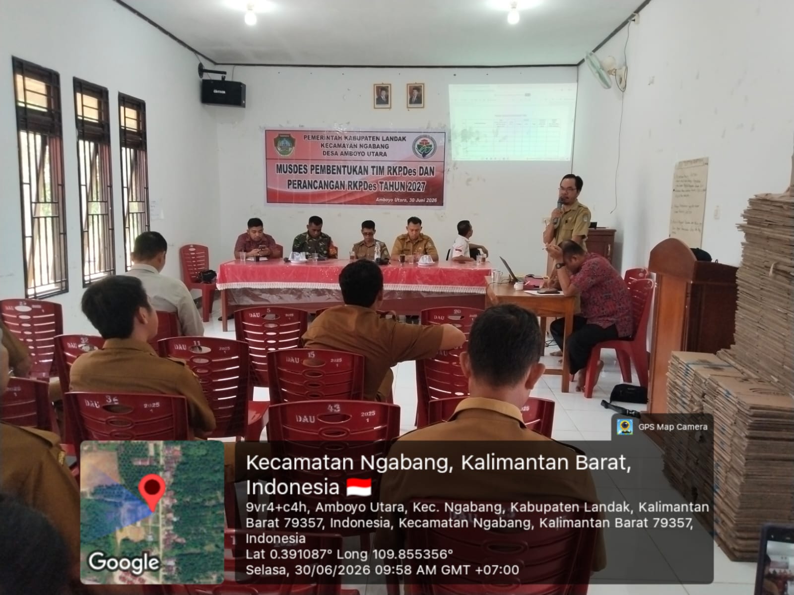Serah terima jabatan PAW ketua BPD