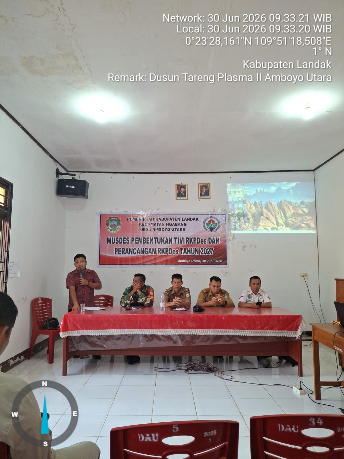 Serah terima jabatan PAW ketua BPD